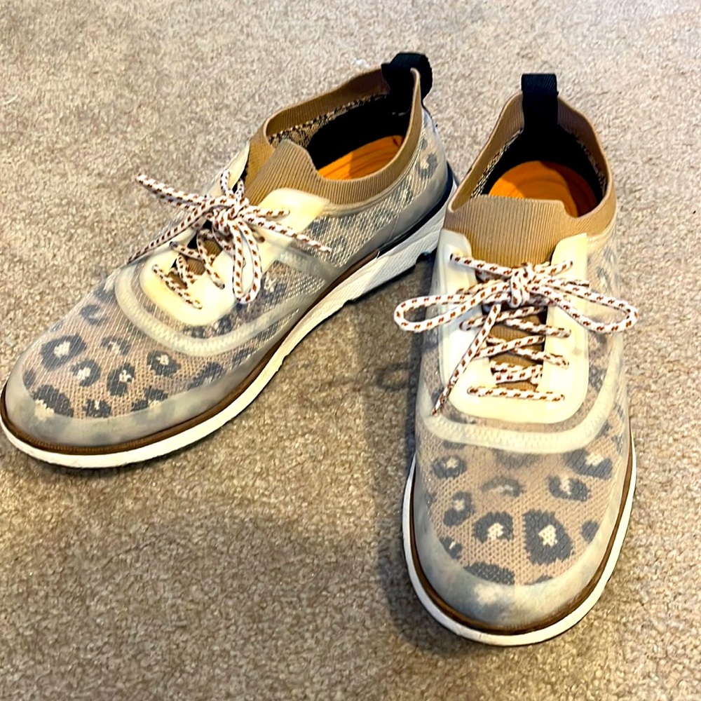 Cole Haan Zero Grand Avant Oxford leopard print sneakers